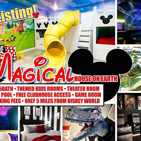 Magical Family Vacation Home Near Disney World At Storey Lake, Star Wars Gameroom, Pool, Theater, Mickey Slide, Sleeps Up To 28 キシミー エクステリア 写真