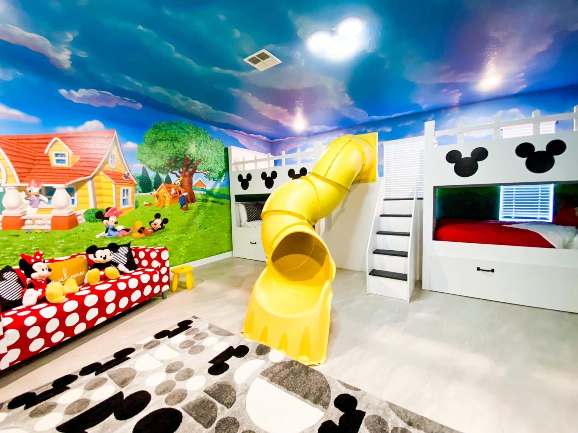 Magical Family Vacation Home Near Disney World At Storey Lake, Star Wars Gameroom, Pool, Theater, Mickey Slide, Sleeps Up To 28 キシミー エクステリア 写真