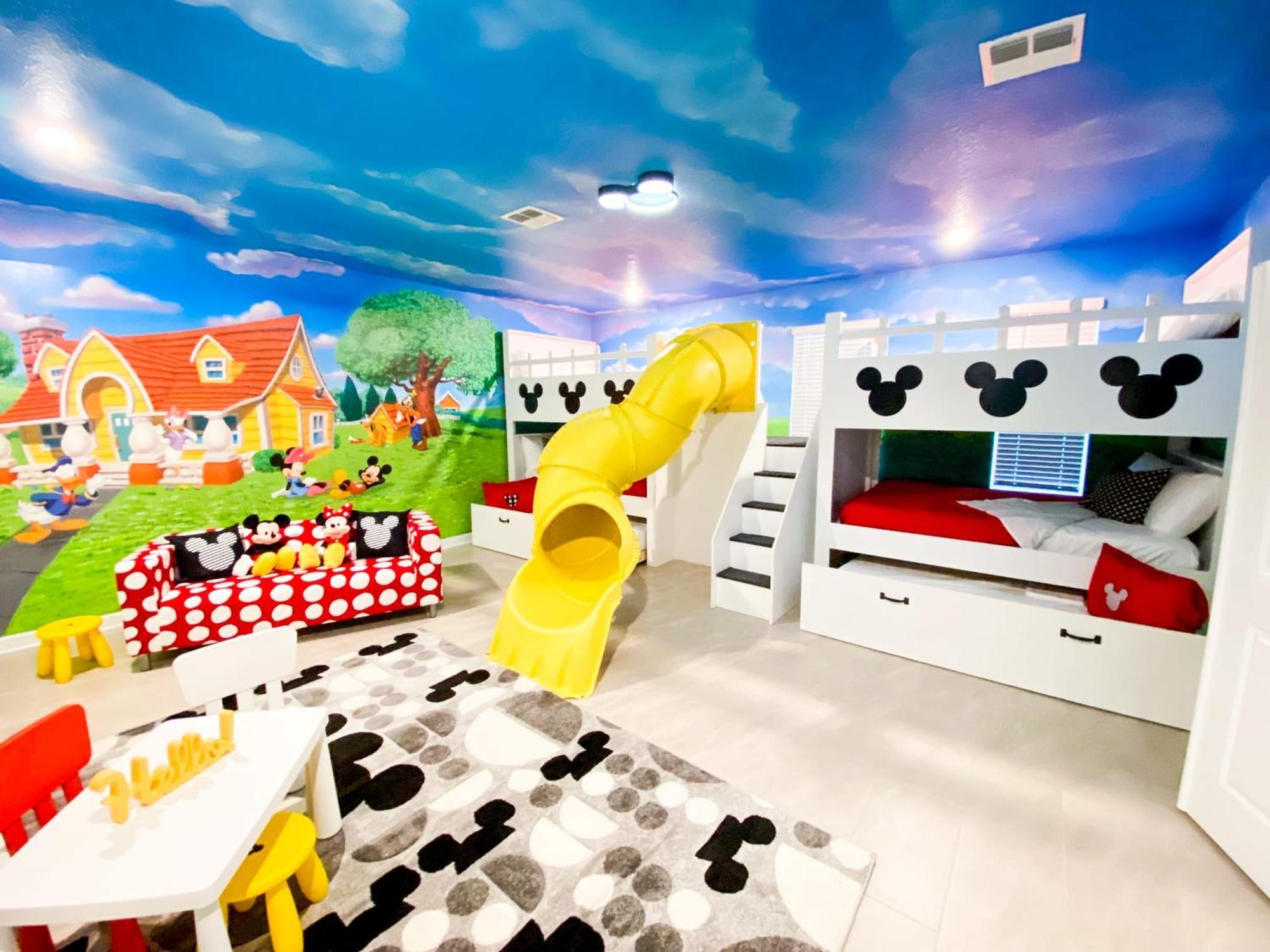 Magical Family Vacation Home Near Disney World At Storey Lake, Star Wars Gameroom, Pool, Theater, Mickey Slide, Sleeps Up To 28 キシミー エクステリア 写真