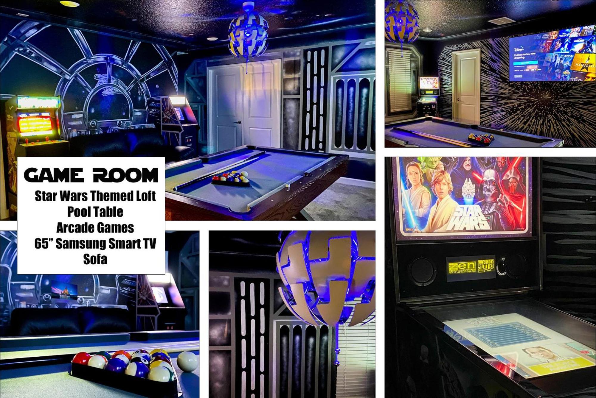 Magical Family Vacation Home Near Disney World At Storey Lake, Star Wars Gameroom, Pool, Theater, Mickey Slide, Sleeps Up To 28 キシミー エクステリア 写真